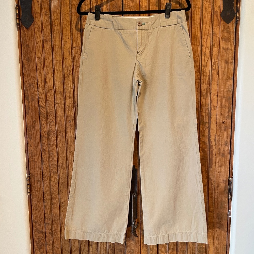 GAP Wide leg low rise khaki pants - Ankle Length Size 4